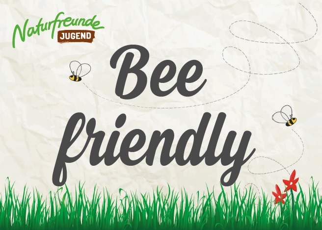Postkarte "Bee friendly"