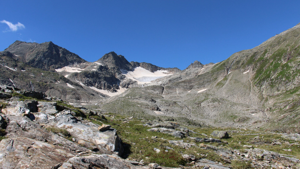 Blick zum Goldbergkees